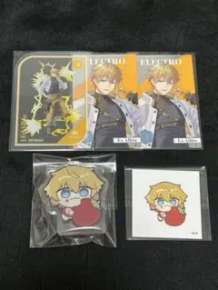 にじさんじ　8周年　エクスアルビオ　アクリルブロック　チェキ　シール　特典