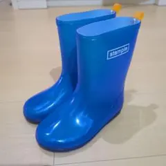 stample あめちゃんレインブーツ ソーダ 青 長靴 16cm