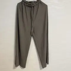 fifth リブ ワイドパンツ イージーパンツ
