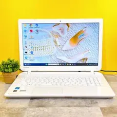 ⅰ7✨新品SSD480GB✨快適ノートパソコン薄型 カメラ付Windows11白