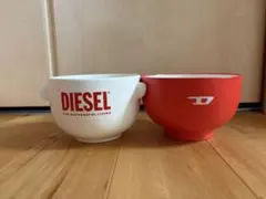 DIESEL ボウルセット ホワイト レッドのサムネイル