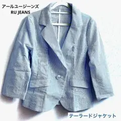 アールユージーンズ　RU JEANS 夏　テーラードジャケット　七分袖のサムネイル