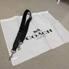 COACH ショルダーストラップ ブラック