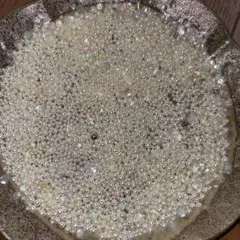 ハンドメイド 手芸 パール 穴開き スパンコール