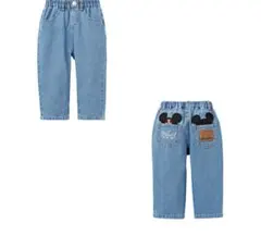 しまむら　リトシー　ディズニー ミッキーマウス デニムパンツ 90cm