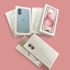 Apple iPhone 16の箱x2とiPhone15の箱　中身無し