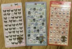 ボンボンドロップシール　サンリオミニ　キティ　クロミ　はぴだんぶい　セット