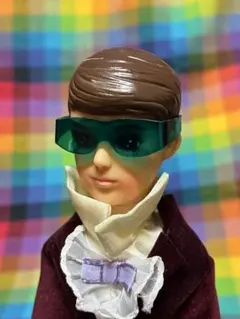 初代リカちゃん　フレンド　わたるくんの緑のサングラス