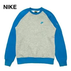 ☆ナイキ ヴィンテージ 刺繍ロゴ クルーネック スウェット トレーナー M 古着