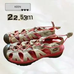 KEEN 水陸両用サンダル 22.5cm ピンク/グレー レジャー スポーツ