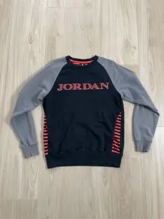 Jordan トレーナー 黒/グレー/赤
