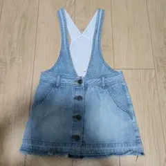 GU デニム ジャンパースカート