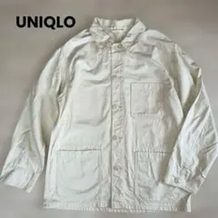 UNIQLO ユニクロ　ユーティリティジャケット　オフホワイト　サイズL