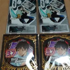 呪術廻戦　乙骨憂太　バースデー　ジャンプショップ限定　アクリルスタンド　缶バッジ