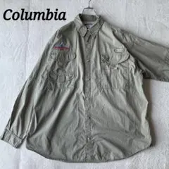 人気 Columbia 長袖 PFG フィッシング シャツ ポケット 2WAY