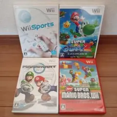 Wii マリオ ゲーム 4本 セット