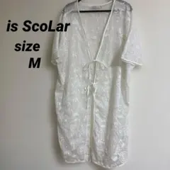 iS ScoLar 刺繍 シアー ガウン ホワイトのサムネイル