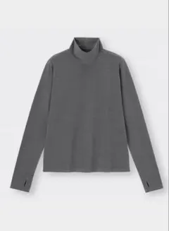 GU タートルネックグレー