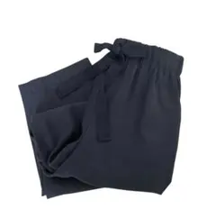 ZARA ネイビー　リボン　パンツ