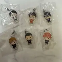 ハイキュー　ふらっとめじるしアクセサリー　影山 日向 西谷 田中 宮侑 赤葦