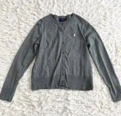 POLO RALPH LAUREN カーディガン グレー Lサイズ ポニー