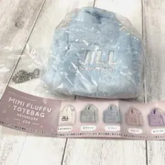 JILL by JILL STUART ミニフラッフィートートバッグ　ブルー