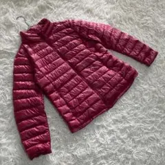 人気✨ユニクロ/UNIQLO【XL】ダウンジャケット 軽量 防寒 ピンク