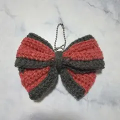 〈0110〉リボンのバッグチャーム