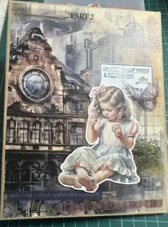 お裾分けファイル　コラージュ素材　ヴィンテージ