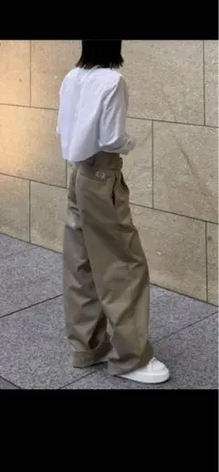 ok.soon×dickies 2tuck tapered チノ　オクスン ok.soon×dickies 2tuck tapered chino pants | ok