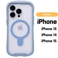 MagSafe iPhoneケース　13/14/15　ブルー