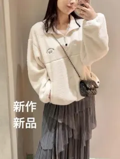 ハーフジップ フリースジャケット