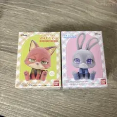 ディズニー　おすわりどーる　ズートピア ニック　ジュディ