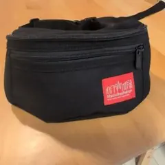 Manhattan　Portage　黒いキャンバスボディバッグ