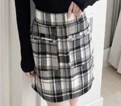 RESEXXY リゼクシー　シャギーミニスカート