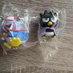 はぴだんぶい　キラキラも〜っとおうえんフィギュア　タキシードサム　バッドばつ丸