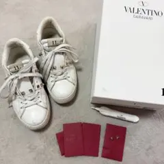 Ferragamo スニーカー 8 25cm ヴァラ リボン ピンク レザー - メルカリ