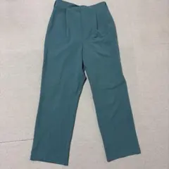 ストレッチスラックス　グリーンスラックス ウエストゴム