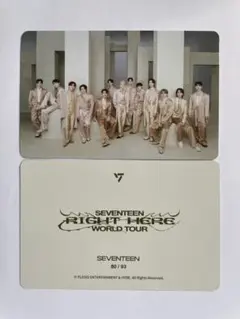 セブチ right here ランダムトレカ オール 集合 全員80