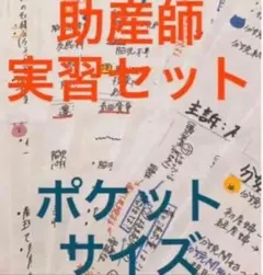 助産学生　助産師実習セット ポケットサイズ　まとめノート　看護師　看護学生