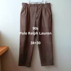 90s Polo Ralph Lauren チノパンツ ブラウン W38×L30