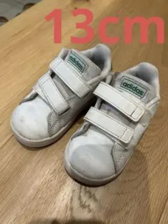 adidas ベルクロ スニーカー ホワイト グリーン