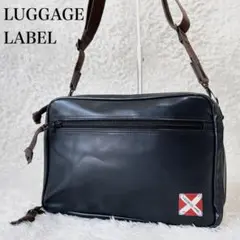 極美品✨ ラゲッジレーベル　ショルダーバッグ　ライナー　2層 2way　ブラック