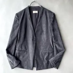 極美品✨デプレ　23AW ベルベットノーカラージャケット　36 M L相当