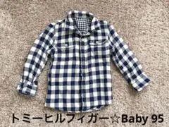 トミーヒルフィガー☆baby☆ネルシャツ☆リバーシブル☆美品‼️