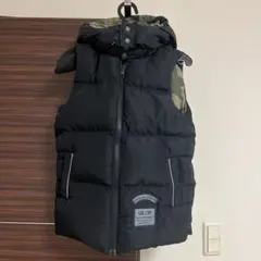 キッツ　ダウンベスト フード付き150