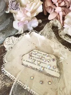 スワロフスキー　ラウンドグラスストーン　サンド　オパール　AB