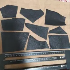 本革　ハギレ　まとめ売り　ハンドメイド　手芸　パーツ　趣味　手作り　③