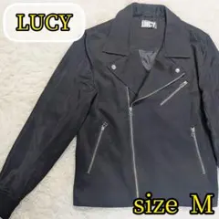 【LUCY✨M】ダブルライダース ジャケット コットン 綿