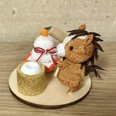 馬の餅つき飾り